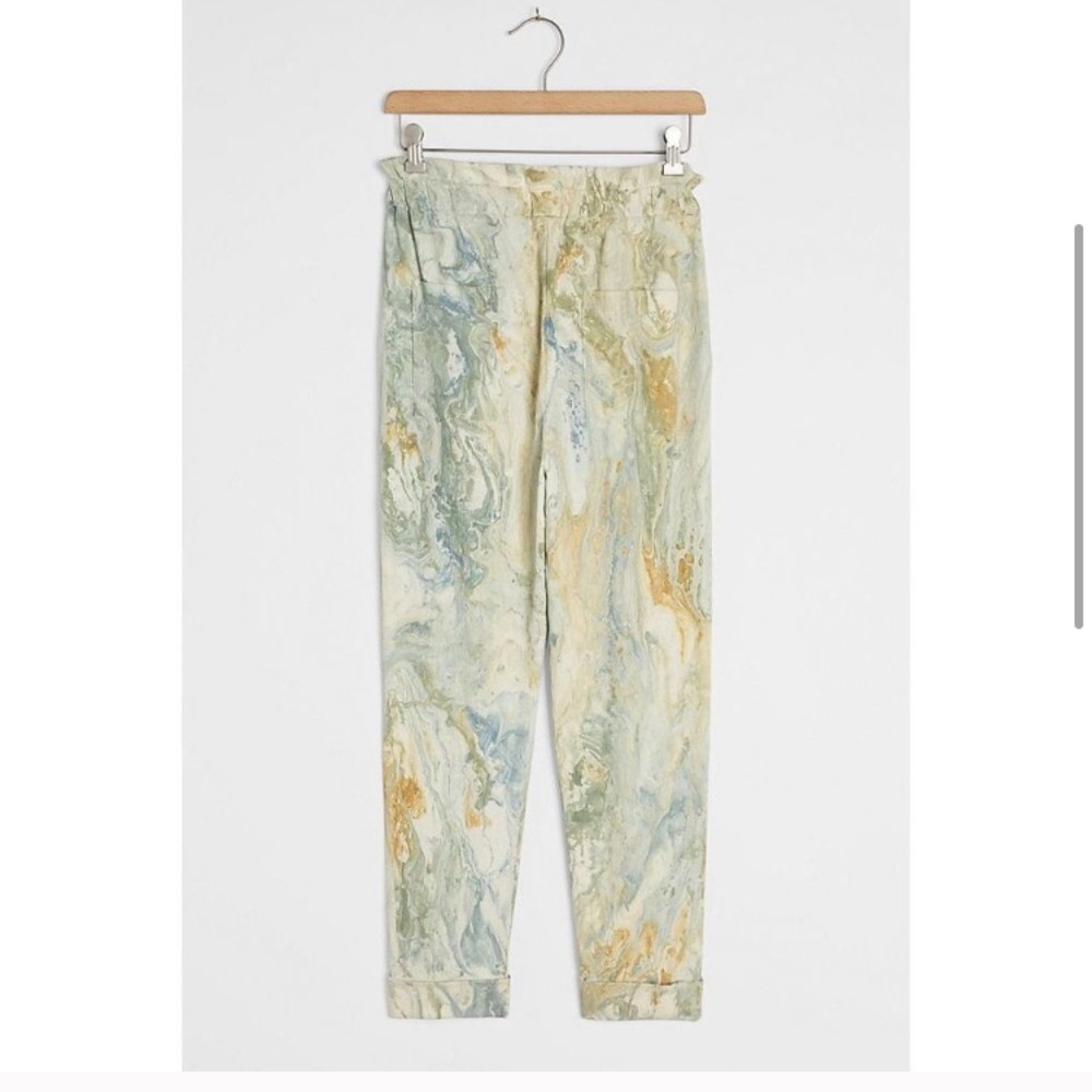 Tina + Jo Olivienne Marble Dyed Pants Large NWT